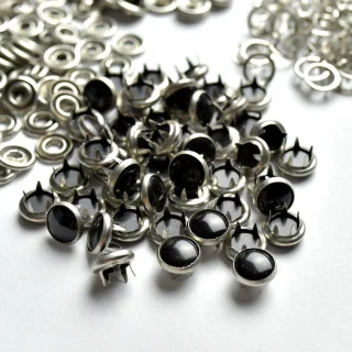 Fecho de pressão, preto - 10mm - embalagem de 50 Tissus et mercerie créative – Nos sélections sans marque - 1