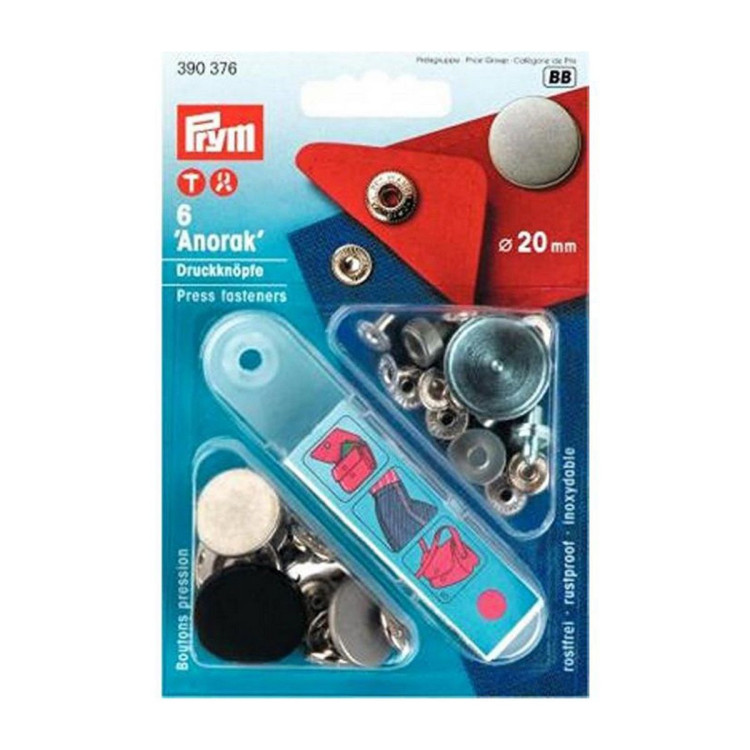 Pregador de anoraque com ferramenta - 20mm - Ferro antigo - Prym - 390376 Prym ® - Mercerie - 1 Pregador de anoraque com ferramenta - 20mm - Ferro antigo - Prym - 390376 Prym ® - Mercerie - 1