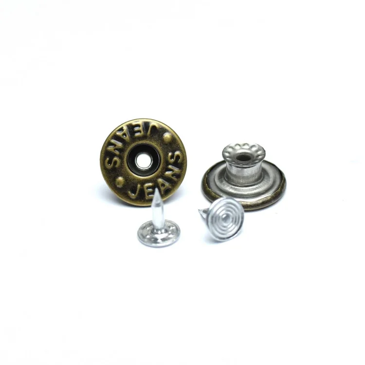 Bouton jeans métal avec orifice motif "Jeans" – Bronze – 17mm – Set de 2 Tissus et mercerie créative – Nos sélections sans marqu Bouton jeans métal avec orifice motif "Jeans" – Bronze – 17mm – Set de 2 Tissus et mercerie créative – Nos sélections sans marqu