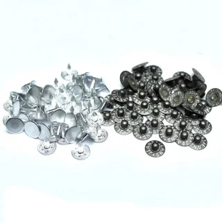 Rivets de jeans décoratifs – 9,5 mm – Lot de 50 – 4 coloris Tissus et mercerie créative – Nos sélections sans marque - 3