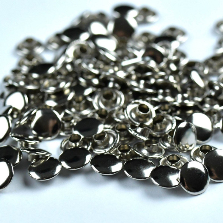 Rivets rond à sertir - 6x6mm Autres marques - Tissus et mercerie - 1 Rivets rond à sertir - 6x6mm Autres marques - Tissus et mercerie - 1