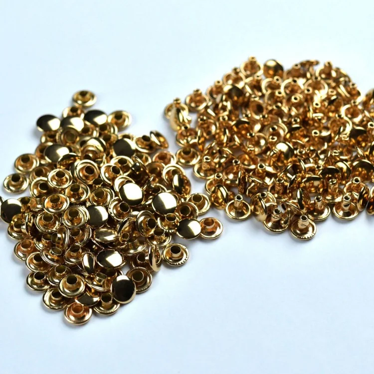 Rivets ronds à sertir – 6x6 mm – Lot de 100 – Couture & renforts Tissus et mercerie créative – Nos sélections sans marque - 5