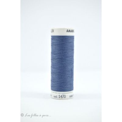 Fil à coudre Mettler Seralon 200m - coloris bleu - 1470 METTLER ® - 1
