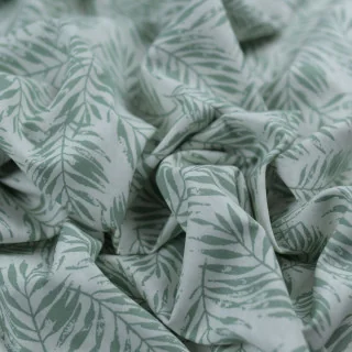Tissu voile popeline de coton – Feuillage vert sur fond blanc – Léger et doux Tissus et mercerie créative – Nos sélections sans 