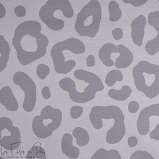 Coupon de tissu imperméable motif léopard "Angels" - Tons figue givrée - 70cm -  Les Filles à Pois Les Filles à Pois - Design ® 