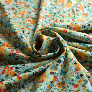 Tissu lycra motif fleurs collection "Daisy" - Multicolore - Les Filles à Pois - UV50+ Les Filles à Pois - Design ® - Mercerie et