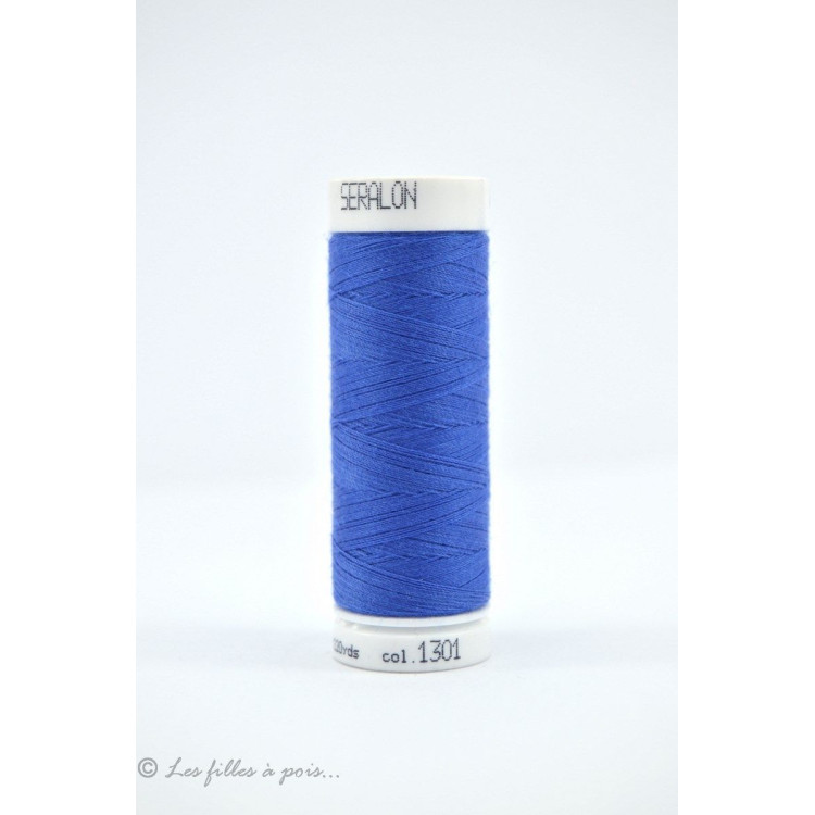 Fil Ă coudre Mettler Seralon 200m - Bleu - 1301 METTLER Âź - Fils Ă coudre et Ă broder - 1 Fil Ă coudre Mettler Seralon 200m - Bleu - 1301 METTLER Âź - Fils Ă coudre et Ă broder - 1