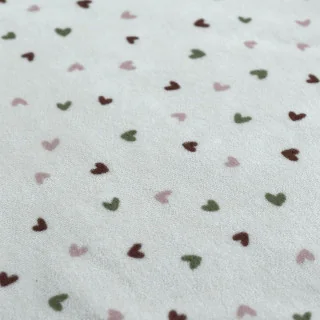 Tissu jersey éponge à petits cœurs – Doux, extensible et absorbant Tissus et mercerie créative – Nos sélections sans marque - 3