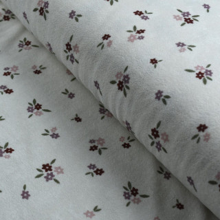 Tissu jersey éponge motif fleur Autres marques - Tissus et mercerie - 1