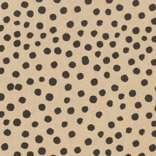 Tissu demi natté "Cheetah" - Pois - Noir et naturel Autres marques - Tissus et mercerie - 3