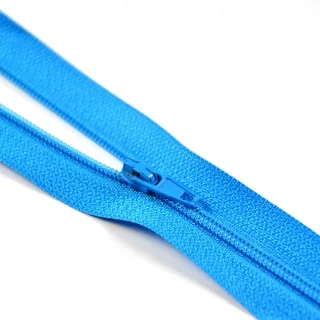 Lot de 2 fermetures éclair nylon – Non séparables – 25 cm – 19 couleurs - 2