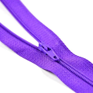 Lot de 2 fermetures éclair nylon – Non séparables – 25 cm – 19 couleurs - 4