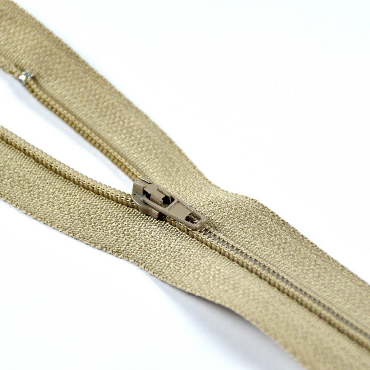 Conjunto de 2 fechos de correr de nylon não separáveis - 25cm - 10 Conjunto de 2 fechos de correr de nylon não separáveis - 25cm - 10