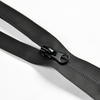 Fermeture à glissière imperméable polyuréthane curseur inversé - Noir Sélection Les Filles à Pois - Mercerie et Tissus - 1