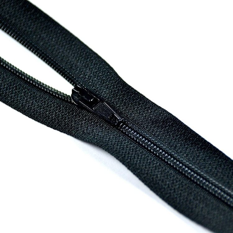 Conjunto de 2 fechos de correr de nylon não separáveis - 30cm - 1 Conjunto de 2 fechos de correr de nylon não separáveis - 30cm - 1
