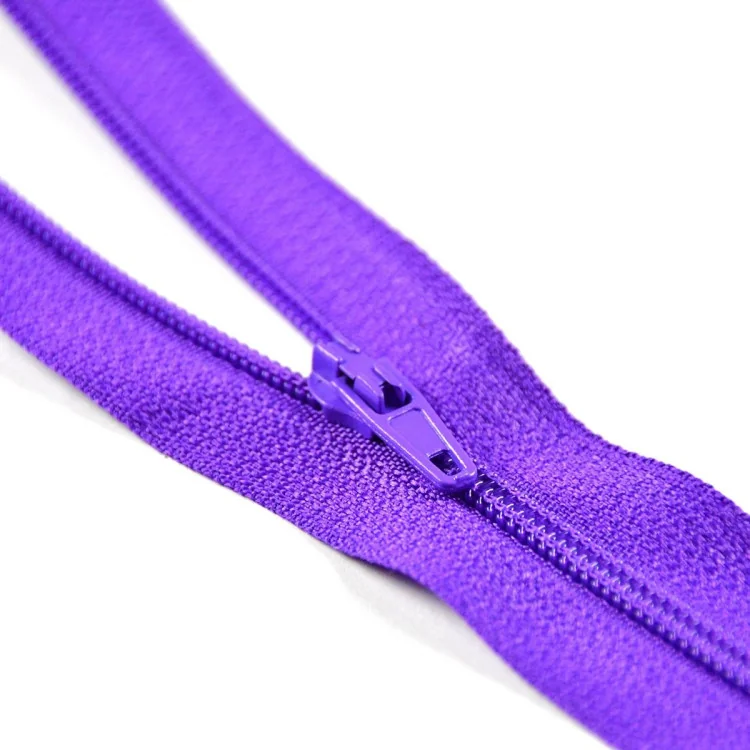 Lot de 2 fermetures éclair nylon – Non séparables – 30 cm – 19 couleurs - 14