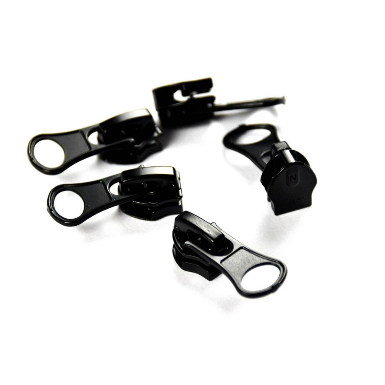 Lot de 5 curseurs pour fermeture eclair imperméable 6mm - Spiralée - Noir Autres marques - Tissus et mercerie - 1 Lot de 5 curseurs pour fermeture eclair imperméable 6mm - Spiralée - Noir Autres marques - Tissus et mercerie - 1