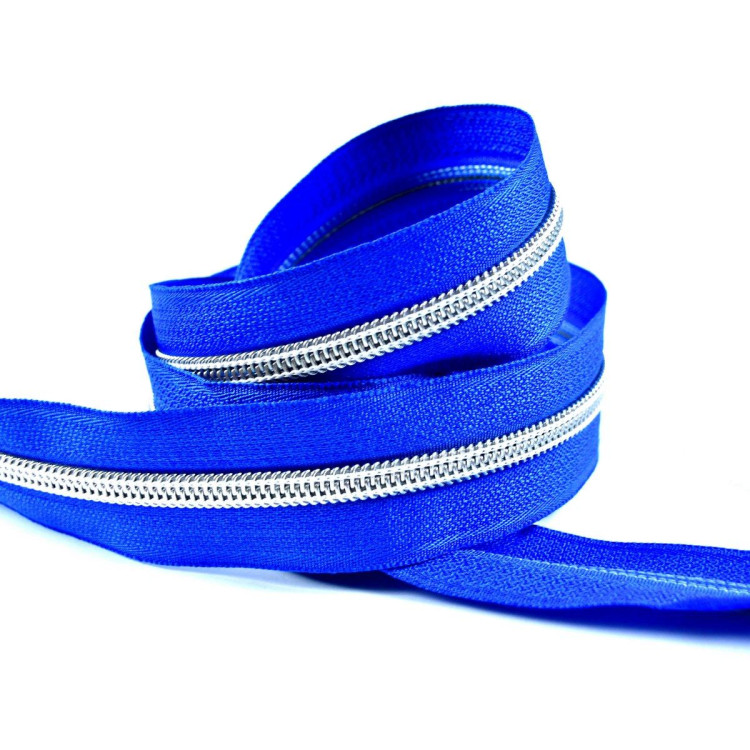 Fecho de correr a metro + corrediças a condizer - Espiral prateada - Nylon Autres marques - Tissus et mercerie - 17 Fecho de correr a metro + corrediças a condizer - Espiral prateada - Nylon Autres marques - Tissus et mercerie - 17