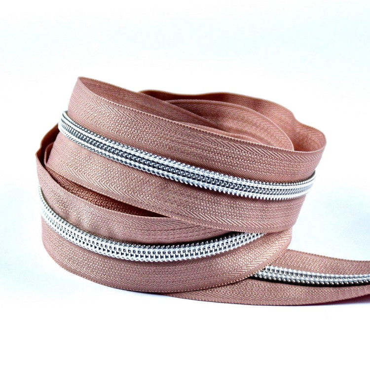 Fermeture eclair au mètre + curseurs assortis - Spiralée argentée - Nylon Autres marques - Tissus et mercerie - 19 Fermeture eclair au mètre + curseurs assortis - Spiralée argentée - Nylon Autres marques - Tissus et mercerie - 19