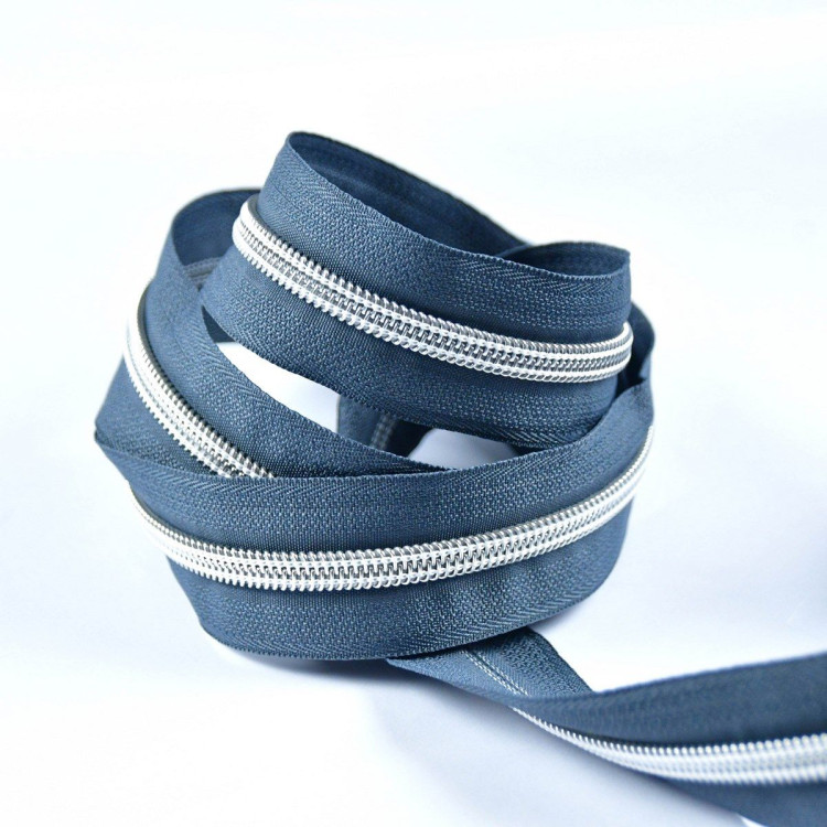 Fermeture eclair au mètre + curseurs assortis - Spiralée argentée - Nylon Autres marques - Tissus et mercerie - 20 Fermeture eclair au mètre + curseurs assortis - Spiralée argentée - Nylon Autres marques - Tissus et mercerie - 20