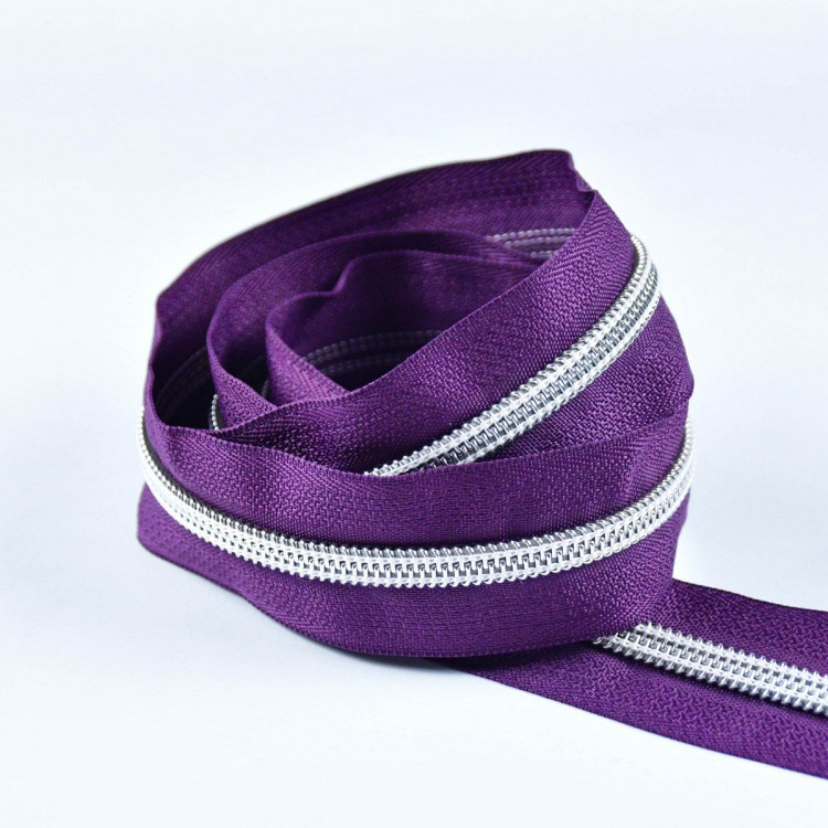Fermeture eclair au mètre + curseurs assortis - Spiralée argentée - Nylon Autres marques - Tissus et mercerie - 30 Fermeture eclair au mètre + curseurs assortis - Spiralée argentée - Nylon Autres marques - Tissus et mercerie - 30