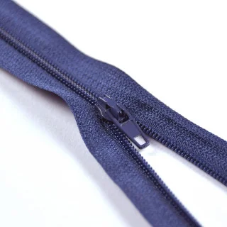 Lot de 2 fermetures éclair nylon – Non séparables – 20 cm – 19 couleurs - 16