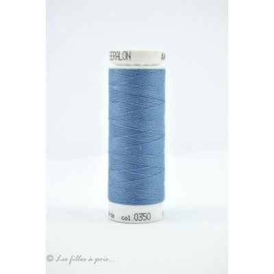 Fil à coudre Mettler Seralon 200m - coloris bleu - 0350 METTLER ® - 1