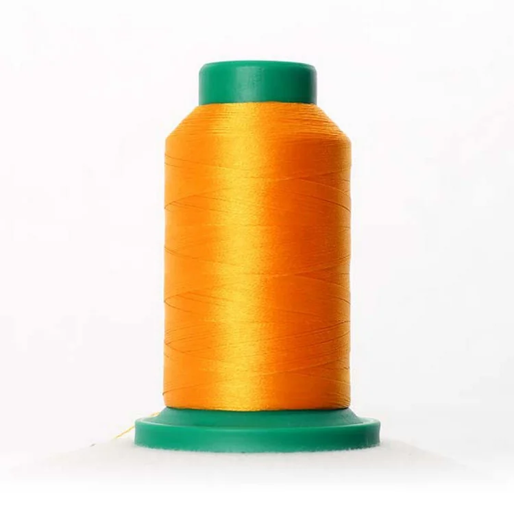 Fil à broder universel machine ISACORD 1000M - orange - 0800 Mettler : fils à coudre, broder et surjeter de qualité - 1