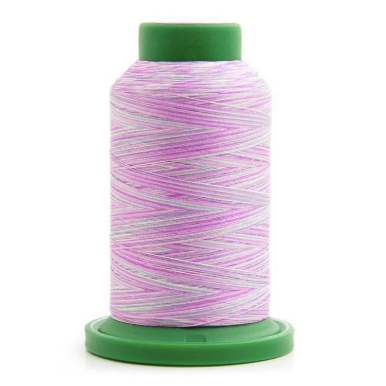 Fil à broder universel machine ISACORD MULTI COLORE Chiné 1000M - rose - 9912 Mettler : fils à coudre, broder et surjeter de qua