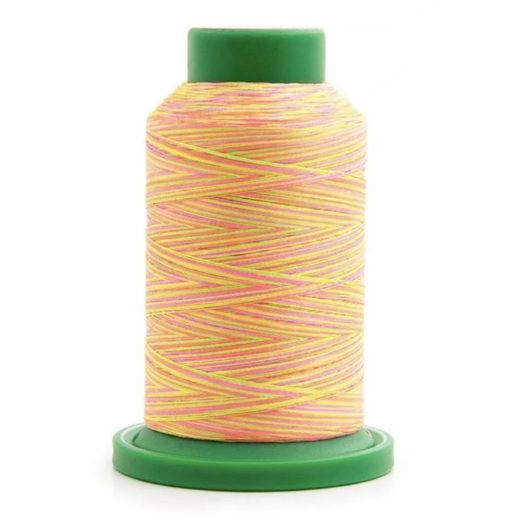 Fil à broder universel machine ISACORD MULTI COLORE Chiné 1000M - jaune - 9914 Mettler : fils à coudre, broder et surjeter de qu Fil à broder universel machine ISACORD MULTI COLORE Chiné 1000M - jaune - 9914 Mettler : fils à coudre, broder et surjeter de qu