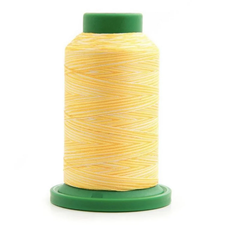 Fil à broder universel machine ISACORD MULTI COLORE Chiné 1000M - jaune - 9925 Mettler : fils à coudre, broder et surjeter de qu