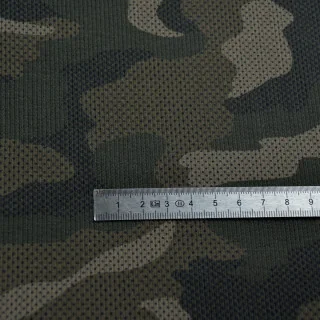 Tissu jersey côtelé "Signal Radar - Green" kaki – Collection Grumman - Les Filles à Pois Design Les Filles à Pois - Design : mot