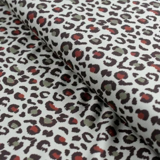 Tissu jersey côtelé "Baghera" naturel, kaki et terracotta– Collection Klass - Les Filles à Pois Design Les Filles à Pois - Desig