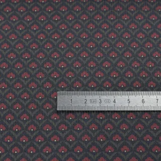 Tissu jersey côtelé mini lotus "Lotos" tons violets – Collection Klass - Les Filles à Pois Design Les Filles à Pois - Design : m