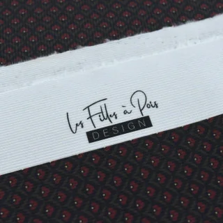 Tissu jersey côtelé mini lotus "Lotos" tons violets – Collection Klass - Les Filles à Pois Design Les Filles à Pois - Design : m