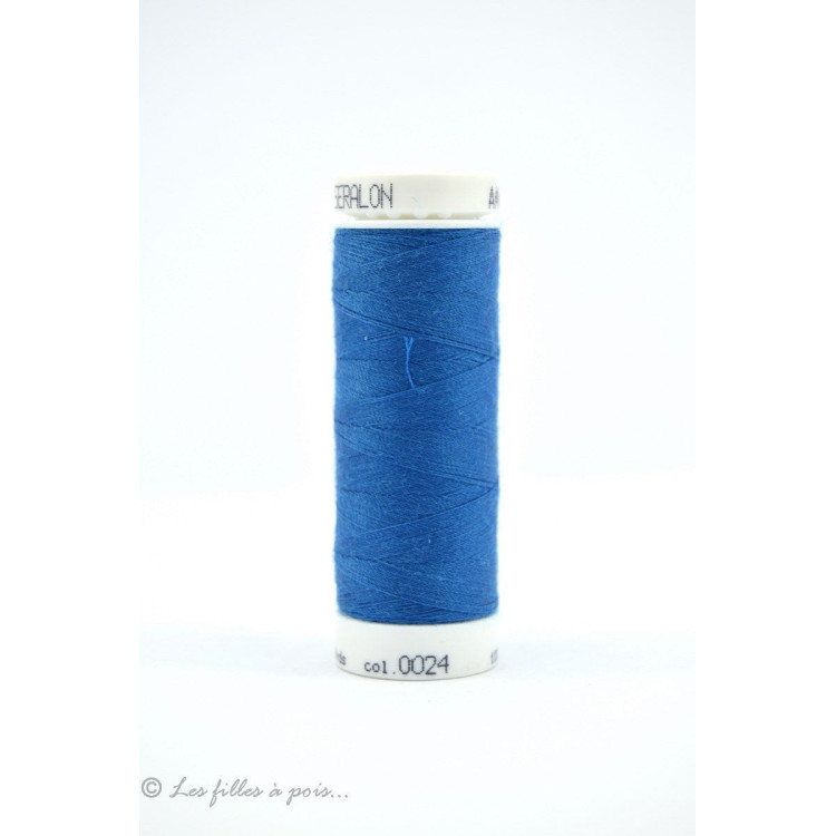 Fil à coudre Mettler ® Seralon 200m - Bleu - 0024 METTLER ® - Fils à coudre et à broder - 1 Fil à coudre Mettler ® Seralon 200m - Bleu - 0024 METTLER ® - Fils à coudre et à broder - 1
