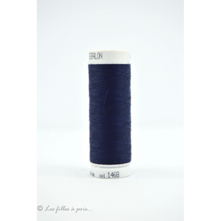 Fil Ă coudre Mettler Seralon 200m - Bleu - 1468 METTLER Âź - Fils Ă coudre et Ă broder - 1 Fil Ă coudre Mettler Seralon 200m - Bleu - 1468 METTLER Âź - Fils Ă coudre et Ă broder - 1