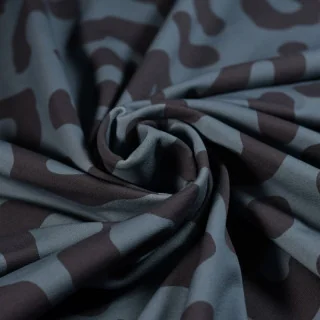 Tissu French Terry "Spirit" - Léopard Essence & Noir - Collection Angels - Les Filles à Pois - Design Les Filles à Pois - Design