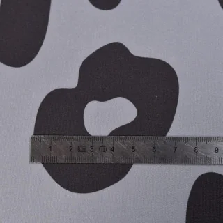 Tissu French Terry Léopard Bleu Glacier "Frozen Soul" – Collection Angels – Les Filles à Pois - Design Les Filles à Pois - Desig