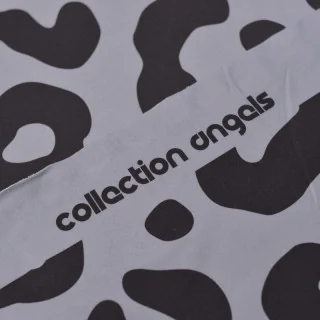 Tissu French Terry Léopard Bleu Glacier "Frozen Soul" – Collection Angels – Les Filles à Pois - Design Les Filles à Pois - Desig