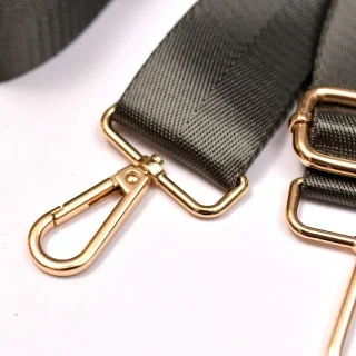 Sangle bandoulière réglable unie – 38 mm x 140 cm – Accessoires dorés Tissus et mercerie créative – Nos sélections sans marque -