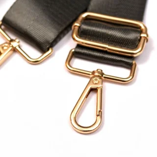 Sangle bandoulière réglable unie – 38 mm x 140 cm – Accessoires dorés Tissus et mercerie créative – Nos sélections sans marque -