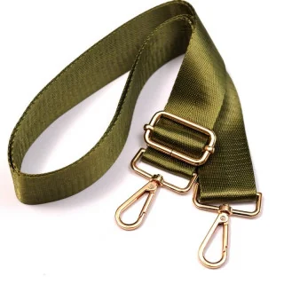 Sangle bandoulière réglable unie – 38 mm x 140 cm – Accessoires dorés Tissus et mercerie créative – Nos sélections sans marque -