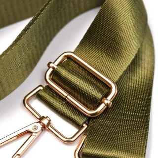 Sangle bandoulière réglable unie – 38 mm x 140 cm – Accessoires dorés Tissus et mercerie créative – Nos sélections sans marque -