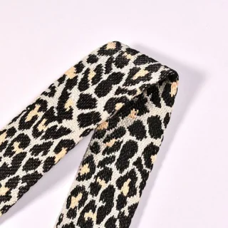 Sangle polyester motif léopard – 38 mm – 2 coloris – Vendue au mètre Tissus et mercerie créative – Nos sélections sans marque - 