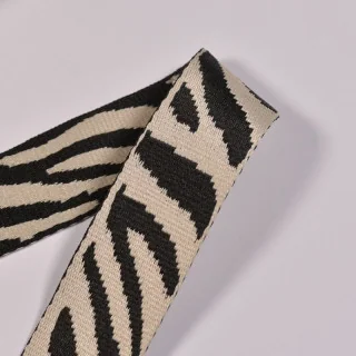 Sangle polyester motif zèbre – 38 mm – Vendue au mètre Tissus et mercerie créative – Nos sélections sans marque - 2