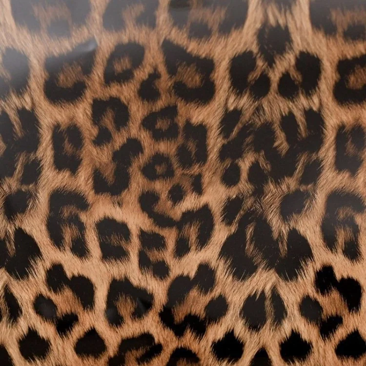 Flex thermocollant motif léopard - Marron - 25x25 cm Tissus et mercerie créative – Nos sélections sans marque - 1