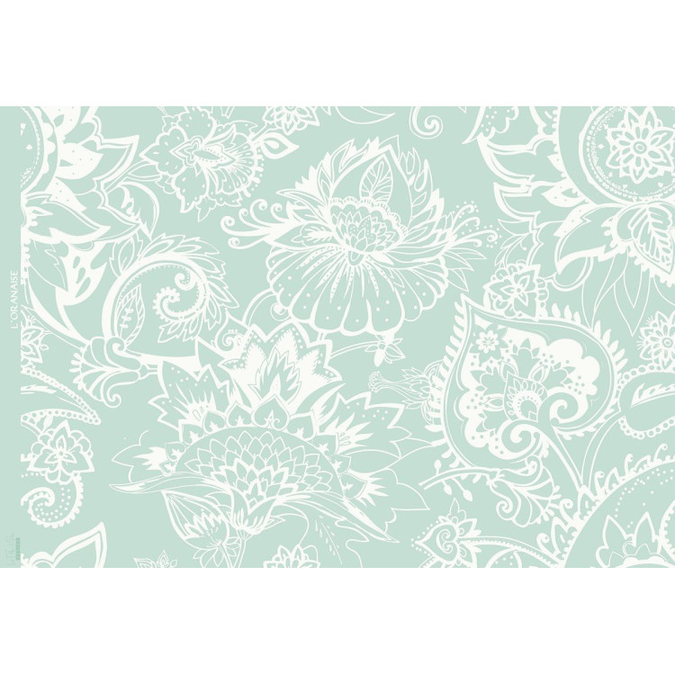 Tissu french terry motif paisley "L'Oranaise" - Vert amande - Les Filles à Pois Les Filles à Pois - Design ® - Mercerie et Tissu Tissu french terry motif paisley "L'Oranaise" - Vert amande - Les Filles à Pois Les Filles à Pois - Design ® - Mercerie et Tissu