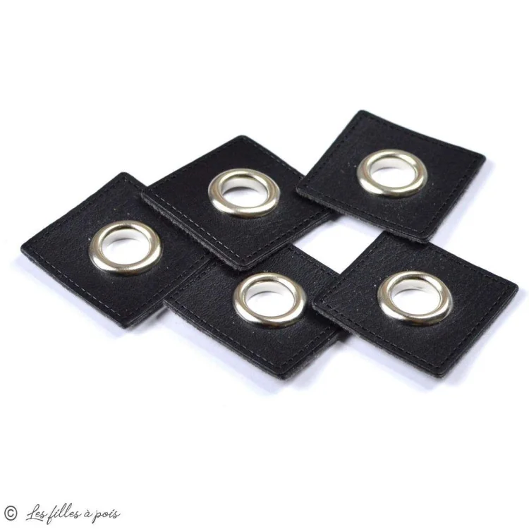 Œillet carré simili cuir gun – 8 mm – Lot de 2 Tissus et mercerie créative – Nos sélections sans marque - 4 Œillet carré simili cuir gun – 8 mm – Lot de 2 Tissus et mercerie créative – Nos sélections sans marque - 4