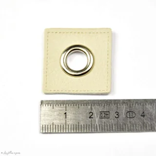 Œillet carré simili cuir gun – 8 mm – Lot de 2 Tissus et mercerie créative – Nos sélections sans marque - 34
